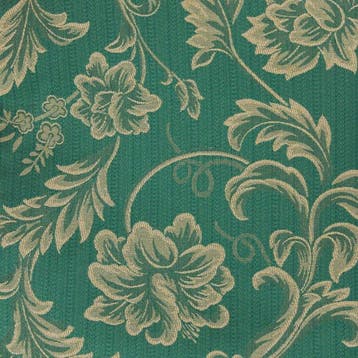 BA209 - Jacquardstof Garden Barocco – Smaragdgroene