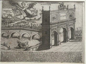 Italië - Rome; Giacomo Lauro (1550–1633) - De Ponte Et Porta, Nieuw
