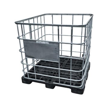 IBC kooi kunststof pallet IBC012, Tuin en Terras, Zo goed als nieuw