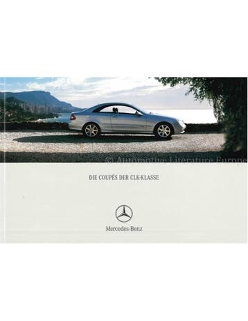 2003 MERCEDES BENZ CLK COUPÉ BROCHURE DUITS, Nieuw