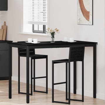 vidaXL Staande Bartafel Bewerkt hout Rechthoekig, Verzenden