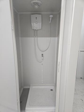 mobiele douche container kabine sanitair unit mobiel douchen, Bricolage & Construction, Ophalen of Verzenden, Douche