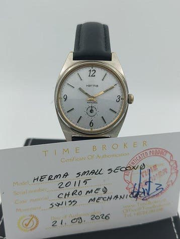 Herma - Small second - Zonder minimumprijs - 20115 - Heren -, Handtassen en Accessoires, Nieuw