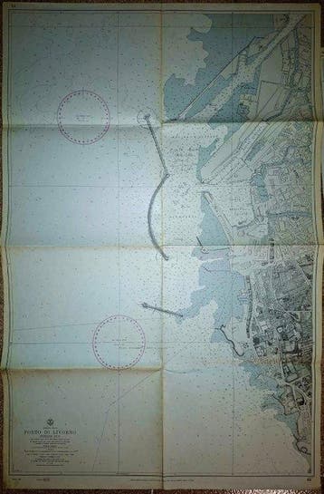 Italië - van Ventimiglia tot Livorno; Haven van Livorno;, Nieuw