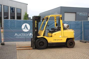 Veiling: Heftruck Hyster H4.00XM-6 LPG 3000kg 5.0m 2005, Ophalen