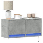 vidaXL Tv-wandmeubel met LED-verlichting 80x31x35 cm, Huis en Inrichting, Kasten |Televisiemeubels, Verzenden, Nieuw