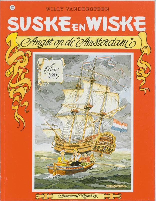 Angst op de Amsterdam / Suske en Wiske / 202 9789002152306, Livres, BD, Envoi