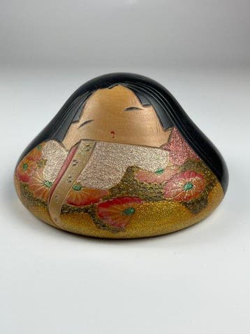 Beeldje - Japanese Vintage Kokeshi Dolls Lot Traditional &