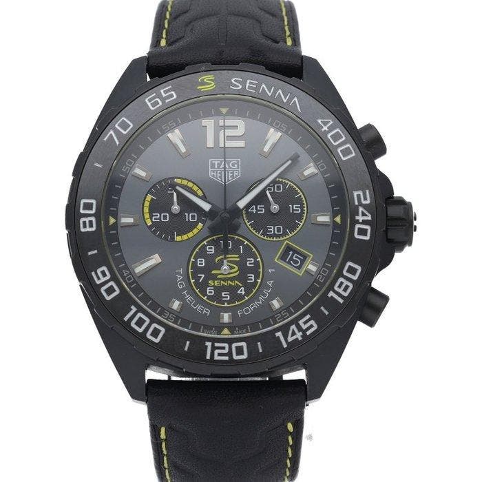TAG Heuer - Formula 1 Chronograph Ayrton Senna Special, Handtassen en Accessoires, Horloges | Antiek