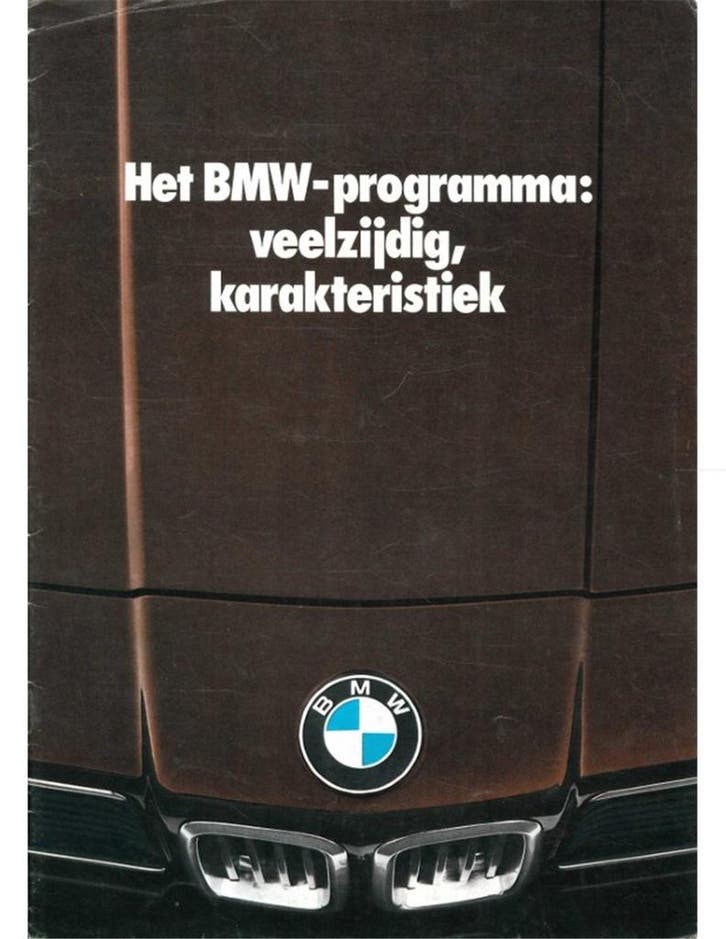 1978 BMW PROGRAMMA BROCHURE NEDERLANDS, Livres, Autos | Brochures & Magazines