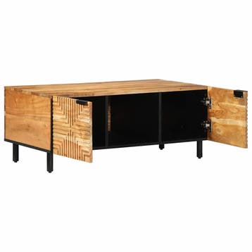 vidaXL Salontafel 100 x 54 x 40 cm Massief Acacia Hout, Verzenden