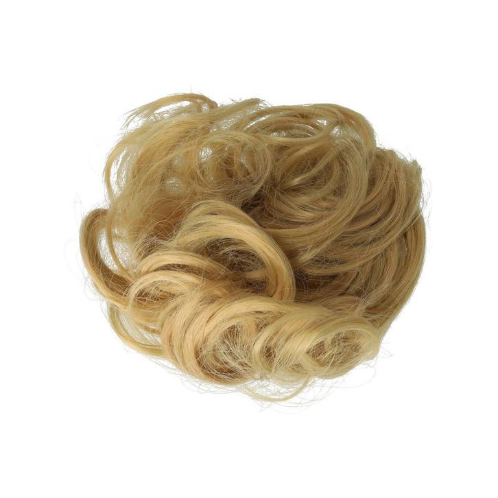 Haarelastiek Scrunchie – Imitatiehaar – Blond, Handtassen en Accessoires, Uiterlijk | Haarverzorging