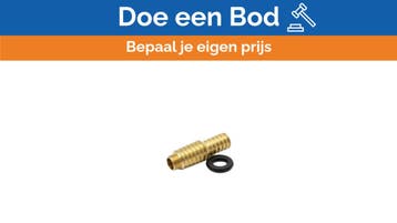 Bieden: Talamex Brass Hose Barb Fitting Set with Seal 13mm, Ophalen of Verzenden, Nieuw