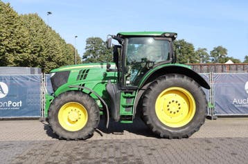 Veiling: Tractor John Deere 6170R Diesel 190pk 2013, Articles professionnels, Ophalen