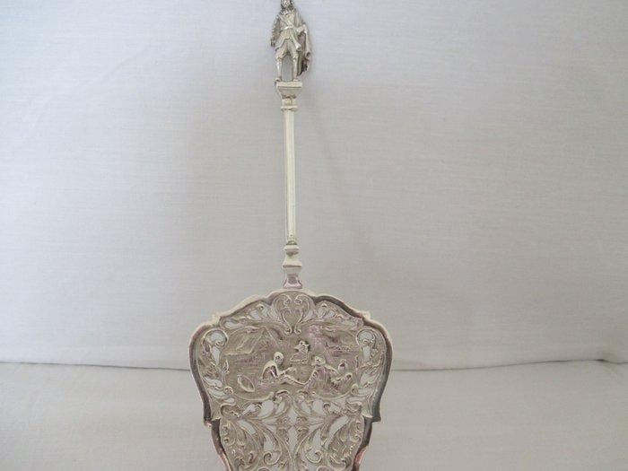 Serveur de gâteaux - Argent 835 - 1920-1930, Antiquités & Art, Antiquités | Argent & Or