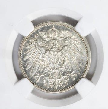Duitsland, keizerrijk Wilhelm II. 1 Mark 1915 - NGC MS62
