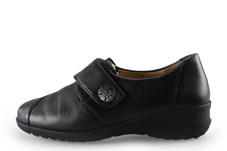Hallux Soft Instappers in maat 36 Zwart, Kleding | Dames, Schoenen, Zwart, Zo goed als nieuw, Instappers, Verzenden