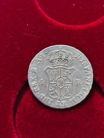 Spanje. Jose Napoleón. 4 Reales 1810 Madrid AI (Zonder