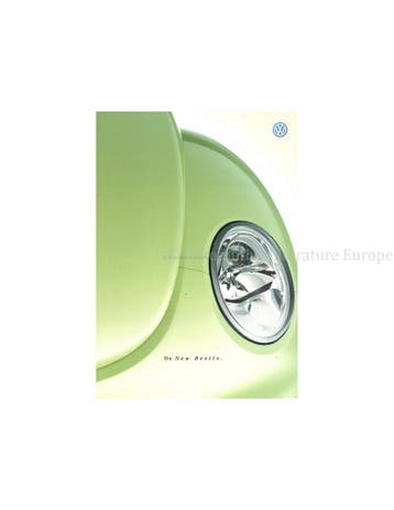 2006 VOLKSWAGEN NEW BEETLE LEAFLET ENGELS (AU), Nieuw