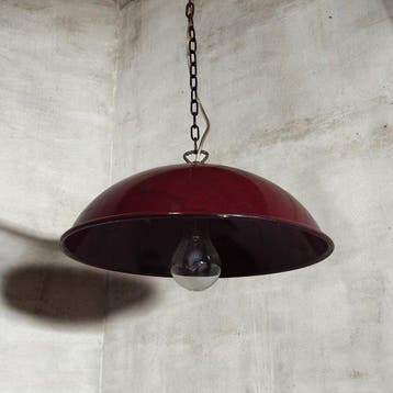 Prachtig klassiek biljart of bar verlichting - Lampe - Acier