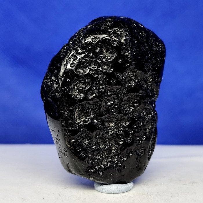 TEKTIET -impact van meteoriet- 800 000 jaar!!! Gepolijst. -, Verzamelen, Mineralen en Fossielen
