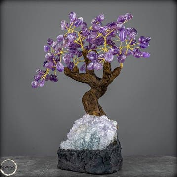 Adembenemende amethistboom – Kunstwerk uit natuur en