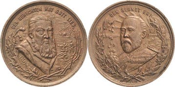Brons medaille 1899 Suedafrika Viktoria 1837-1901, Verzenden