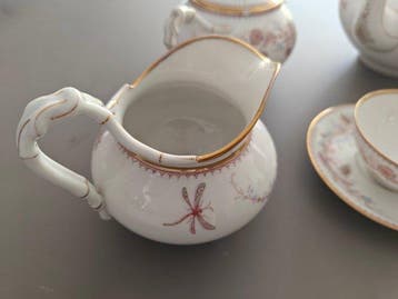 Tafelservies (13) - Beenderporselein - Theeservies Japonisme