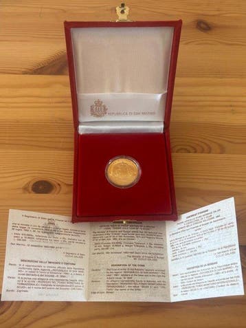 San Marino. 5 Scudi 1993