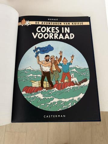 Methuen - zeefdrukplaat - Cover «Tintin: The Red Sea Shark»., Nieuw