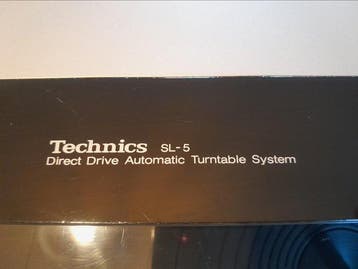 Technics - SL-5 Direct Drive Linear Tracking Platenspeler, Nieuw