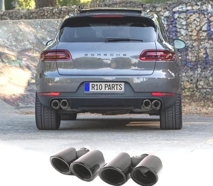 EMBOUT DÉCHAPPEMENT PORSCHE MACAN 95B 14-17 LOOK GTS NOIR, Autos : Pièces & Accessoires, Systèmes d'échappement, Envoi