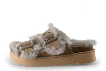 Colors of California Slippers in maat 41 Beige, Slippers, Verzenden, Beige, Zo goed als nieuw