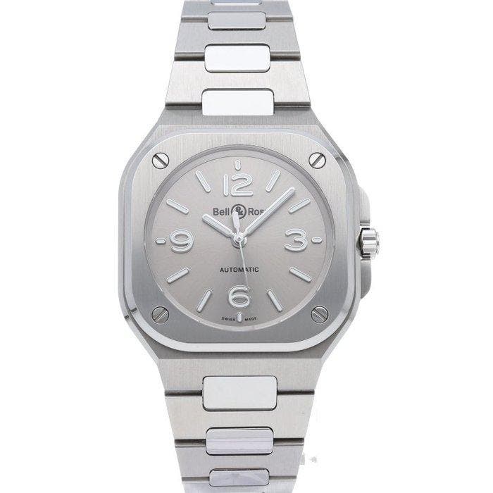 Bell & Ross - BR-05 Grey Steel 1.4 - BR05A-S-GR-ST/SST -, Handtassen en Accessoires, Horloges | Heren