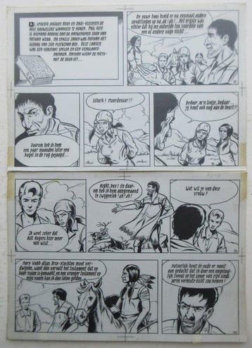 Bessy 85 - Originele pagina (p.25) - De drie vlechten - 1, Nieuw