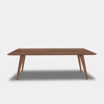 Tafel Rechthoekig Eikenhout  Hout Onderstel  300x100, Nieuw