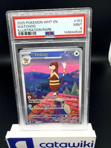 Pokémon - 1 Graded card - Watchog [IR] 153/086 PSA 9 -, Nieuw