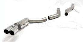 Simons uitlaatsyteem vanaf downpipe: RVS | Audi A4/A5 2.0TDI, Verzenden, Nieuw