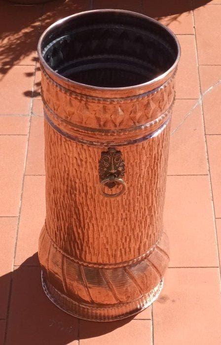 Paraplustandaard/rek - Koper, Brons, Antiquités & Art, Curiosités & Brocante