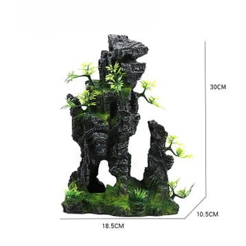 Steile rots 30 cm / Aquariumdecoratie  As-122 (Hardscaping), Verzenden, Nieuw, Gevuld zeewateraquarium