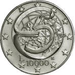 Italië. 10.000 Lire 1995 Conferenza di Messina  0,77 Oz