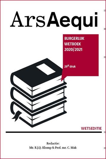 Burgerlijk wetboek 2020/2021 / Ars Aequi Wetseditie, Verzenden