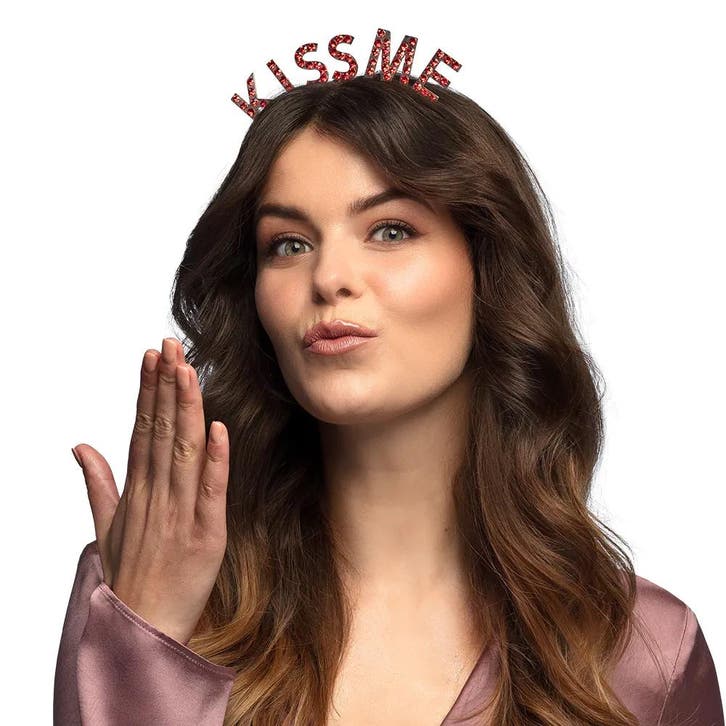 Rood Haarband Kiss Me, Hobby & Loisirs créatifs, Articles de fête, Envoi