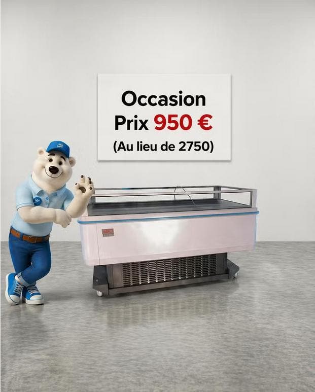 Îlot réfrigéré ouvert 4 faces vitrées professionnel horeca, Articles professionnels, Horeca | Food, Congélateur