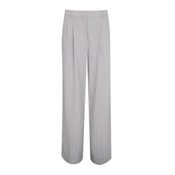 Cambio • gestreepte linnen pantalon • 36, Cambio, Verzenden, Nieuw, Maat 36 (S)