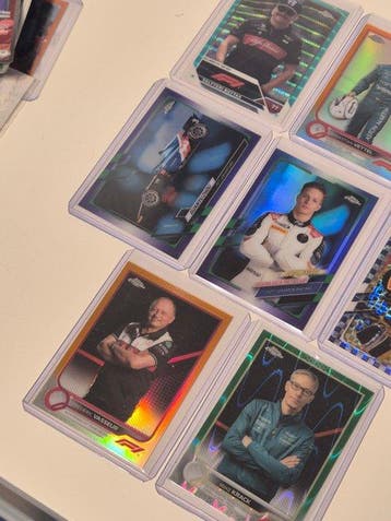 Topps Topps Chrome F1 Sebastian Vettel, Bottas, Russell, Nieuw