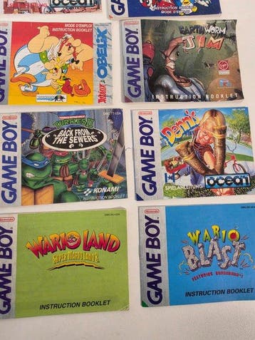 Nintendo - Gameboy Classic - 25x Game Boy Classic Booklets -, Consoles de jeu & Jeux vidéo