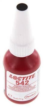 Loctite 542 Marron 10 ml Scellant pour filetages, Bricolage & Construction, Verzenden