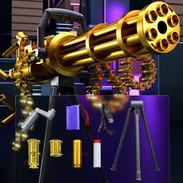 Soft Bullet Geweer - Gatling Gun Model Speelgoed Shell, Verzenden