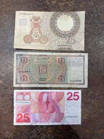 Nederland. - 3 x 25 Gulden - Various Dates (Zonder